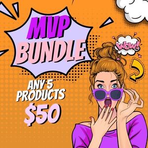 🏆 MVP Bundle – Pick Any 5 Products for $50!